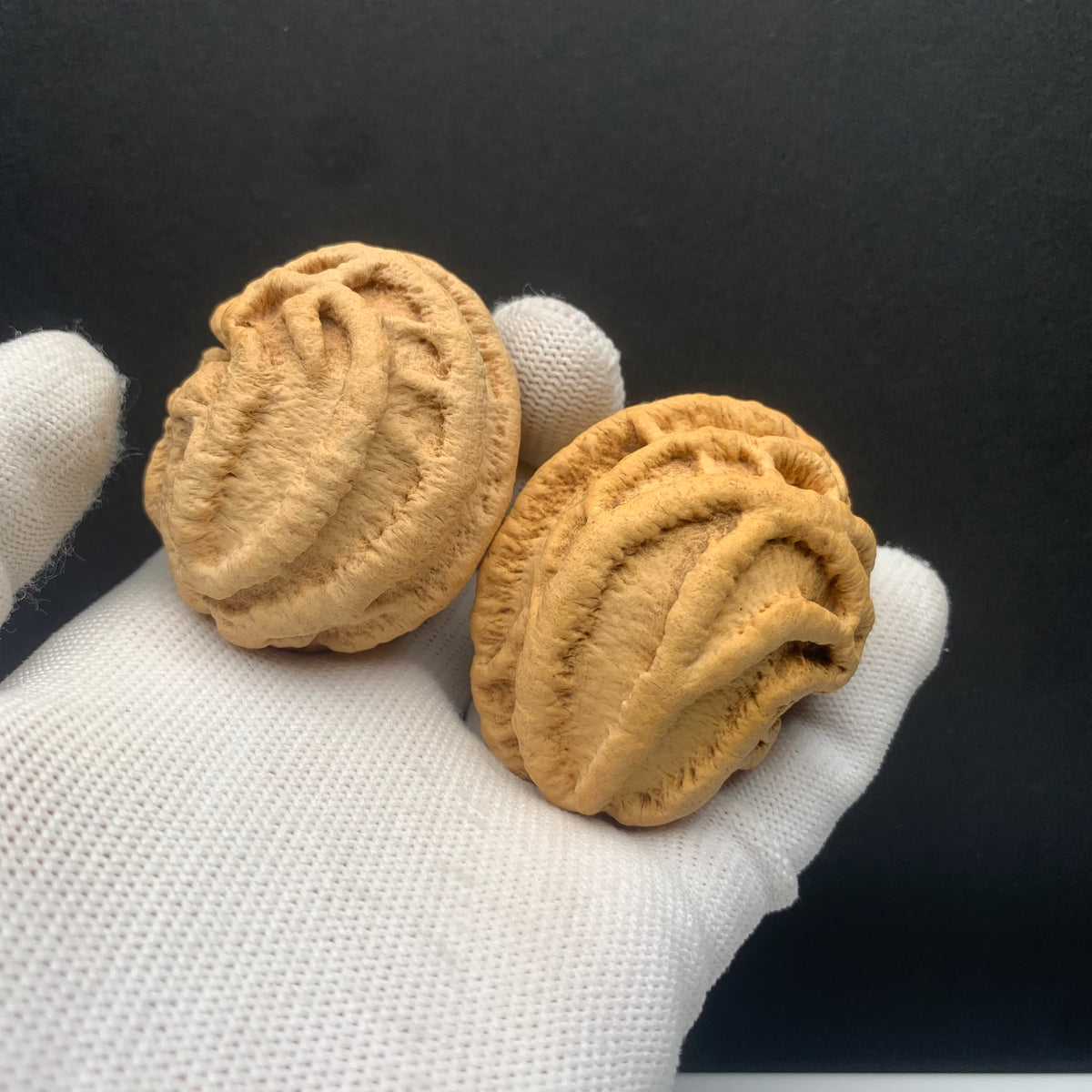 Wild Qiankun Ghost‑Face Walnuts|width*Belly*height| No. B001｜Premium
