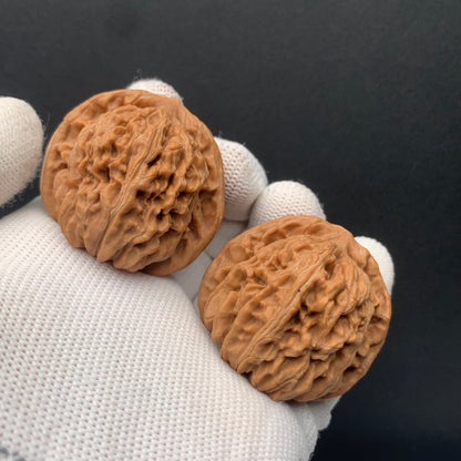 Four-Story Tower Walnuts | Width40*Belly37*Height35 | No. 0260625-02 | Premium
