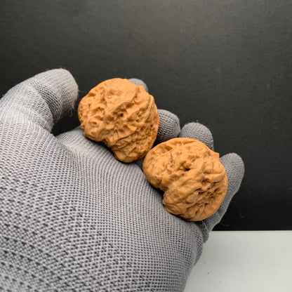 Golden Toad Head Wenwan Walnuts | Width40*Belly43*Height34 | NO.6101035 | Premium