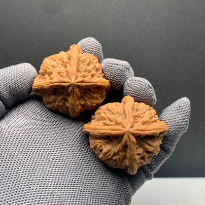 Imperial Seal Four-ridge Wenwan Walnuts | Width45*Belly41*Height39 | NO.69121 | Premium