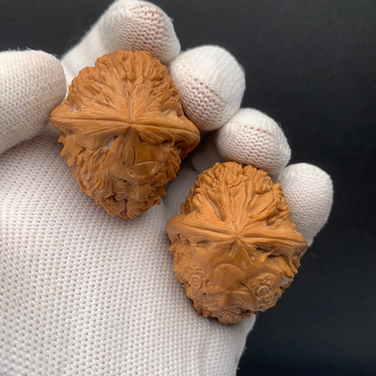 Nanjiangshi Carved Walnuts | Width34*Belly38*Height38 | NO.67305 | Premium