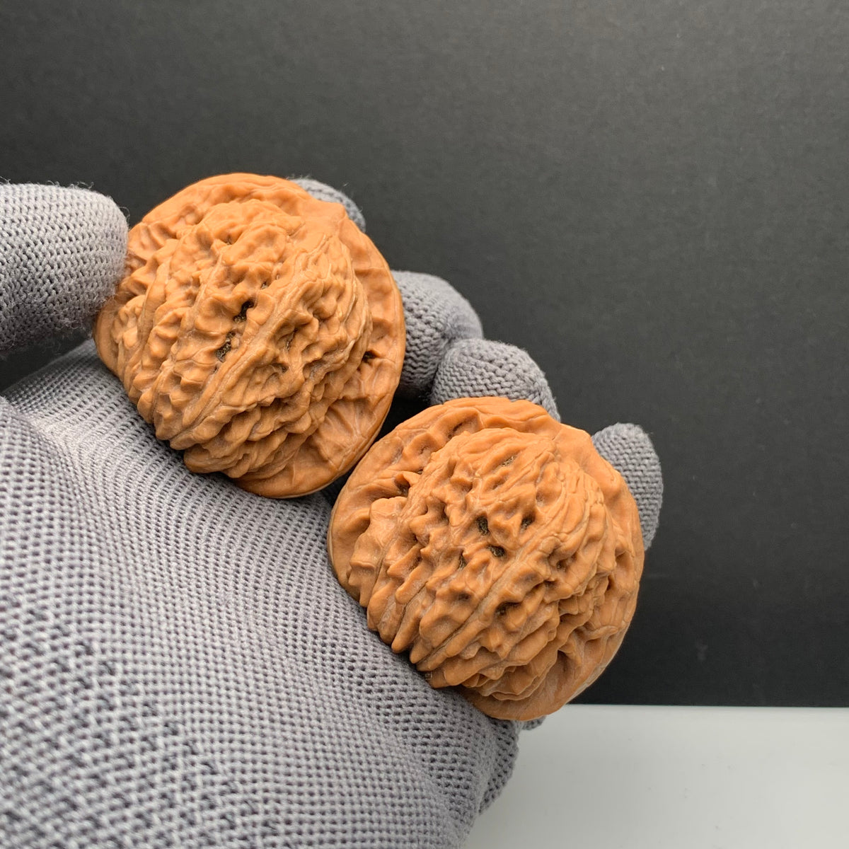 Pinggu Four‑Building Towers Wenwan Walnuts | Width43*Belly40*Height37 | NO.0260622‑07 | Premium