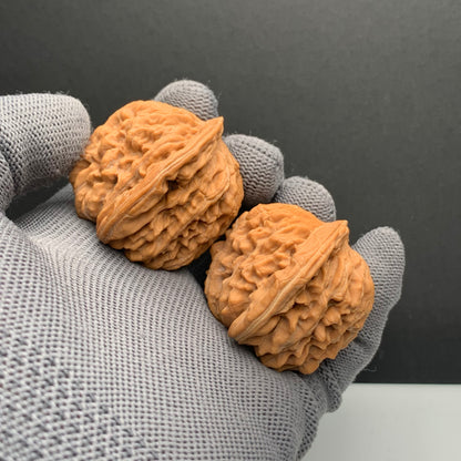 Pinggu Four‑Building Towers Wenwan Walnuts | Width43*Belly40*Height37 | NO.0260622‑07 | Premium