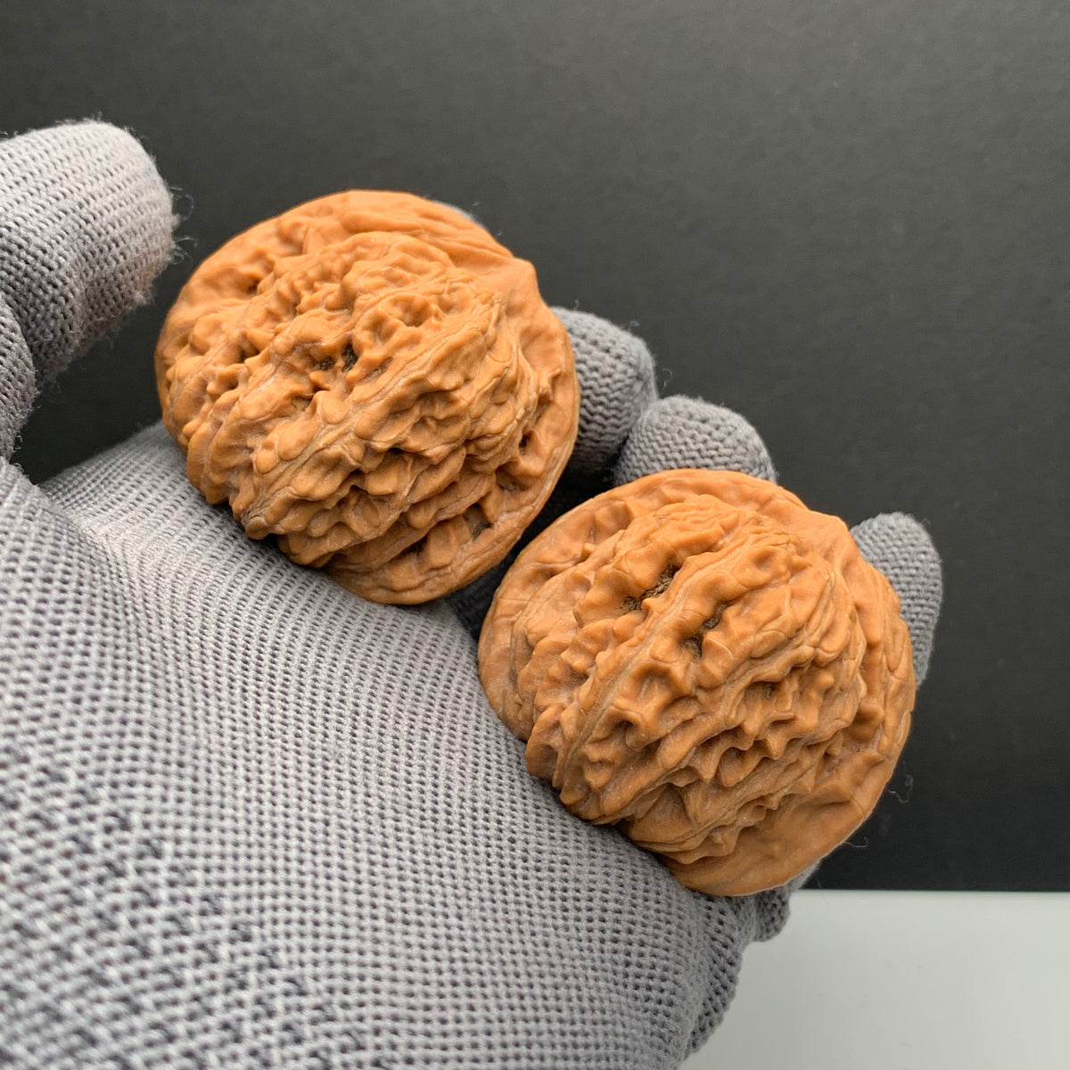 Pinggu Four‑Building Towers Wenwan Walnuts | Width43*Belly40*Height37 | NO.0260622‑07 | Premium