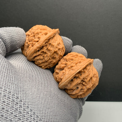 Pinggu Four‑Building Towers Wenwan Walnuts | Width43*Belly40*Height37 | NO.0260622‑07 | Premium