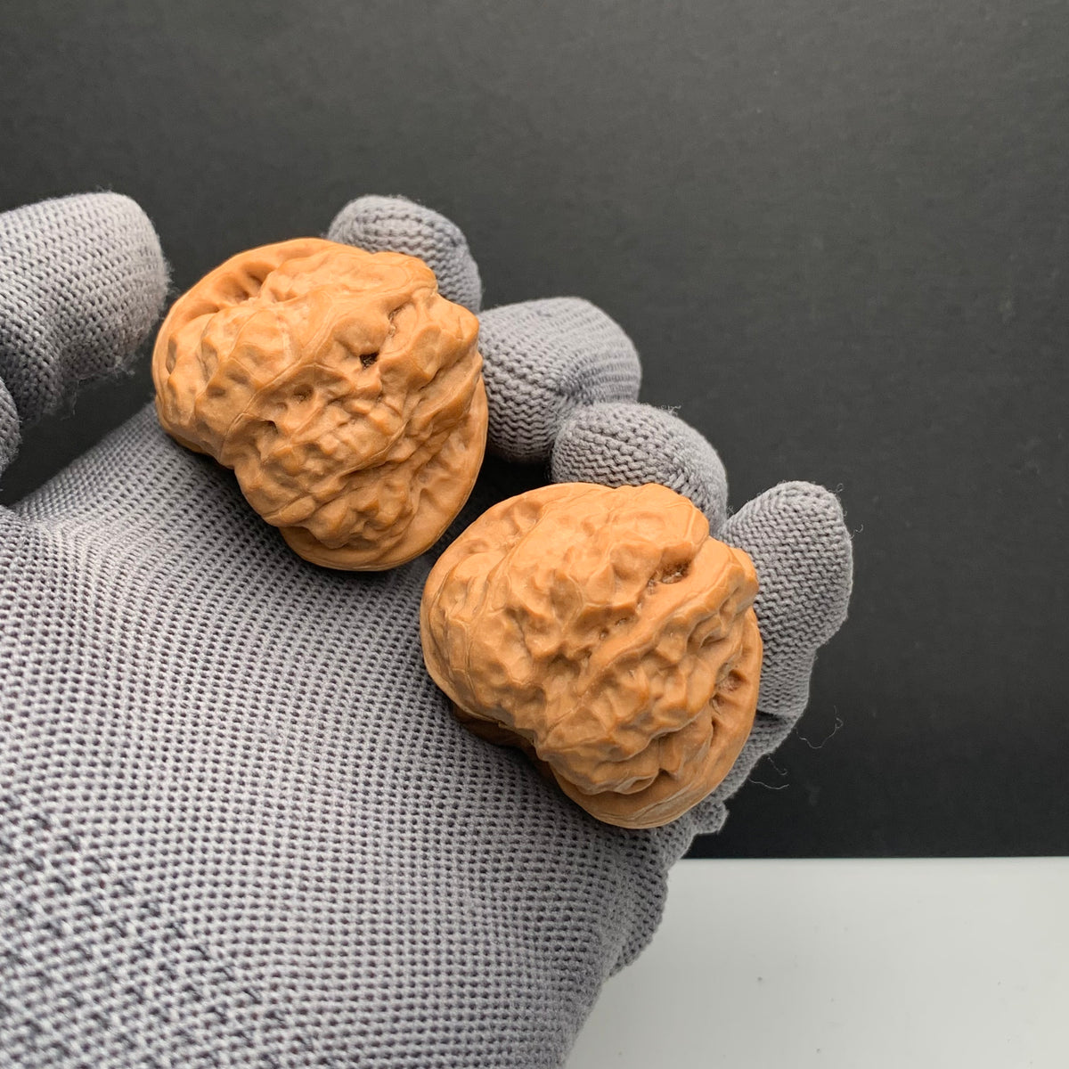 Golden Toad Head Wenwan Walnuts | Width38*Belly42*Height32 | NO.6101034 | Premium