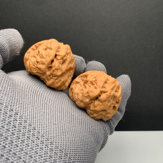 Golden Toad Head Wenwan Walnuts | Width38*Belly42*Height32 | NO.6101034 | Premium