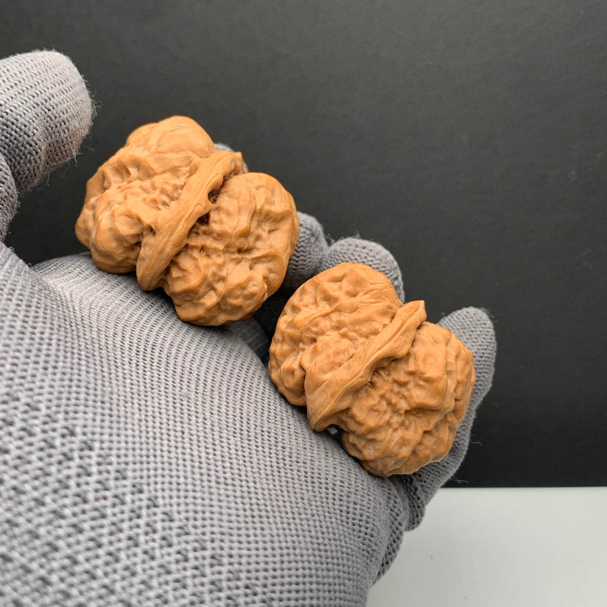 Golden Toad Head Wenwan Walnuts | Width38*Belly42*Height32 | NO.6101034 | Premium