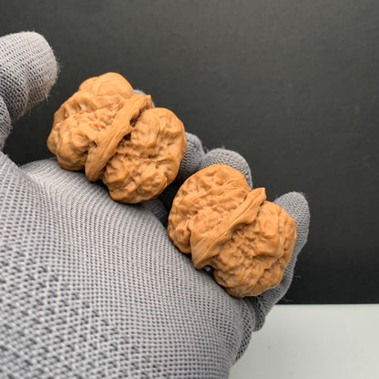 Golden Toad Head Wenwan Walnuts | Width38*Belly42*Height32 | NO.6101034 | Premium