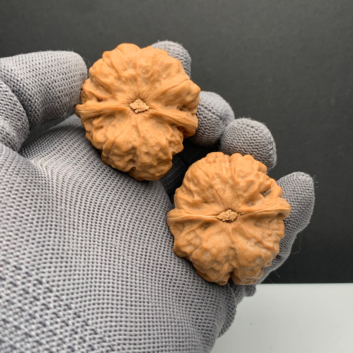 Golden Toad Head Wenwan Walnuts | Width38*Belly42*Height32 | NO.6101034 | Premium