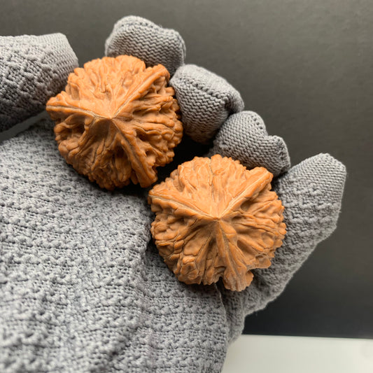 Wenshan Three-Ridged Mercedes-Benz Walnuts | Width39/38/38*Height33 | No.N26‑YLCJ‑006 | Premium