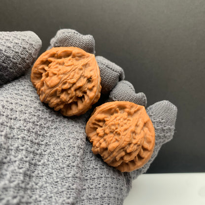 Wenshan Three-Ridged Mercedes-Benz Walnuts | Width39/39/39*Height33 | No.26‑YLCJ‑019 | Premium