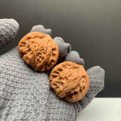 Wenshan Three-Ridged Mercedes-Benz Walnuts | Width39/38/39*Height31 | No.26‑YLCJ‑015 | Premium