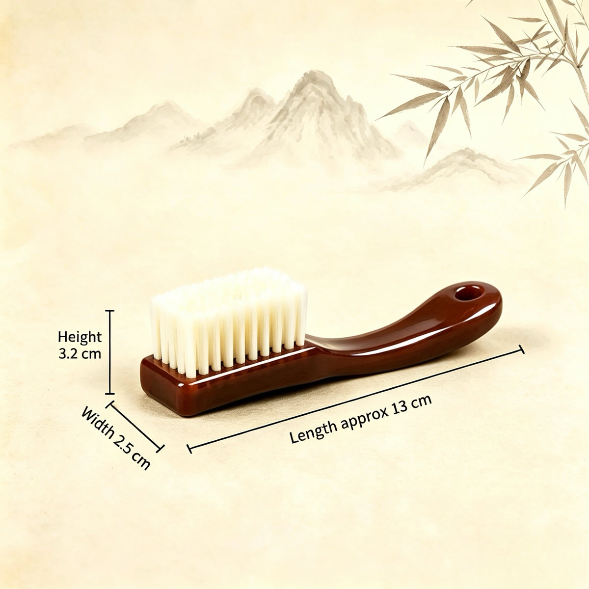 Wenwan Nano Brush，Polishing & Cleaning Brush for Wenwan Walnut and Rudraksha Patina Building