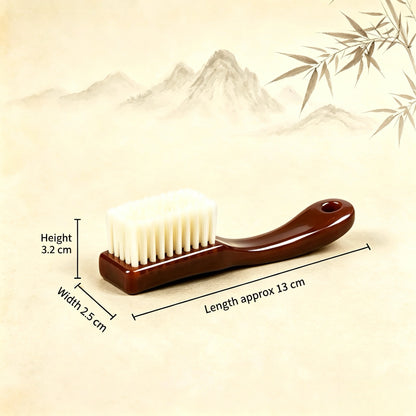 Wenwan Nano Brush，Polishing & Cleaning Brush for Wenwan Walnut and Rudraksha Patina Building
