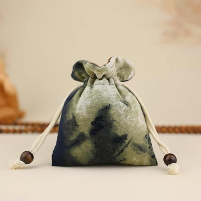 Soft Fabric Wenwan Storage Pouch,  Easy to Carry for Bracelets, Walnuts, Dustproof