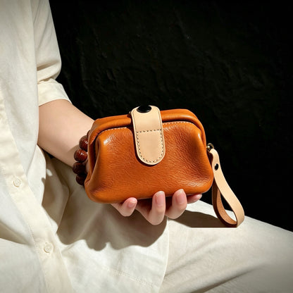 Soft Texture Leather Wenwan Storage Bag, Portable,Dustproof