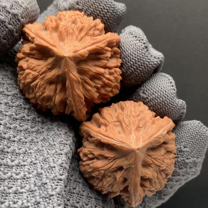 Wenshan Three-Ridged Mercedes-Benz Walnuts | Width39/39/38*Height37|No. 26‑YLCL‑013 | Premium