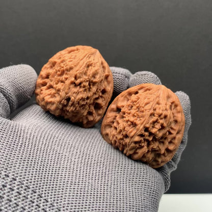 Devil‑Eye Triangle Nanjiangshi Wenwan Walnuts | Width38*Belly38*Height37 | NO.68318 | Premium