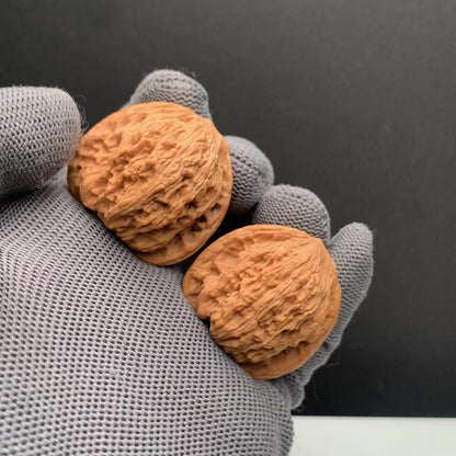 Triangle Dense Grain Wenwan Walnuts | Width39*Belly31*Height30 | NO.67931 | Premium