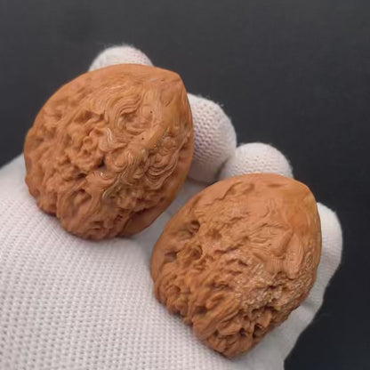 Nanjiangshi Carved Walnuts | Width34*Belly38*Height38 | NO.67305 | Premium