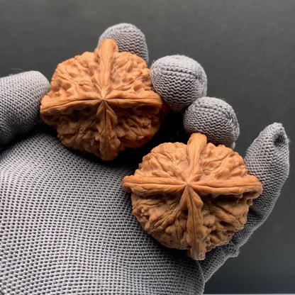 Imperial Seal Four-ridge Wenwan Walnuts | Width45*Belly41*Height39 | NO.69121 | Premium