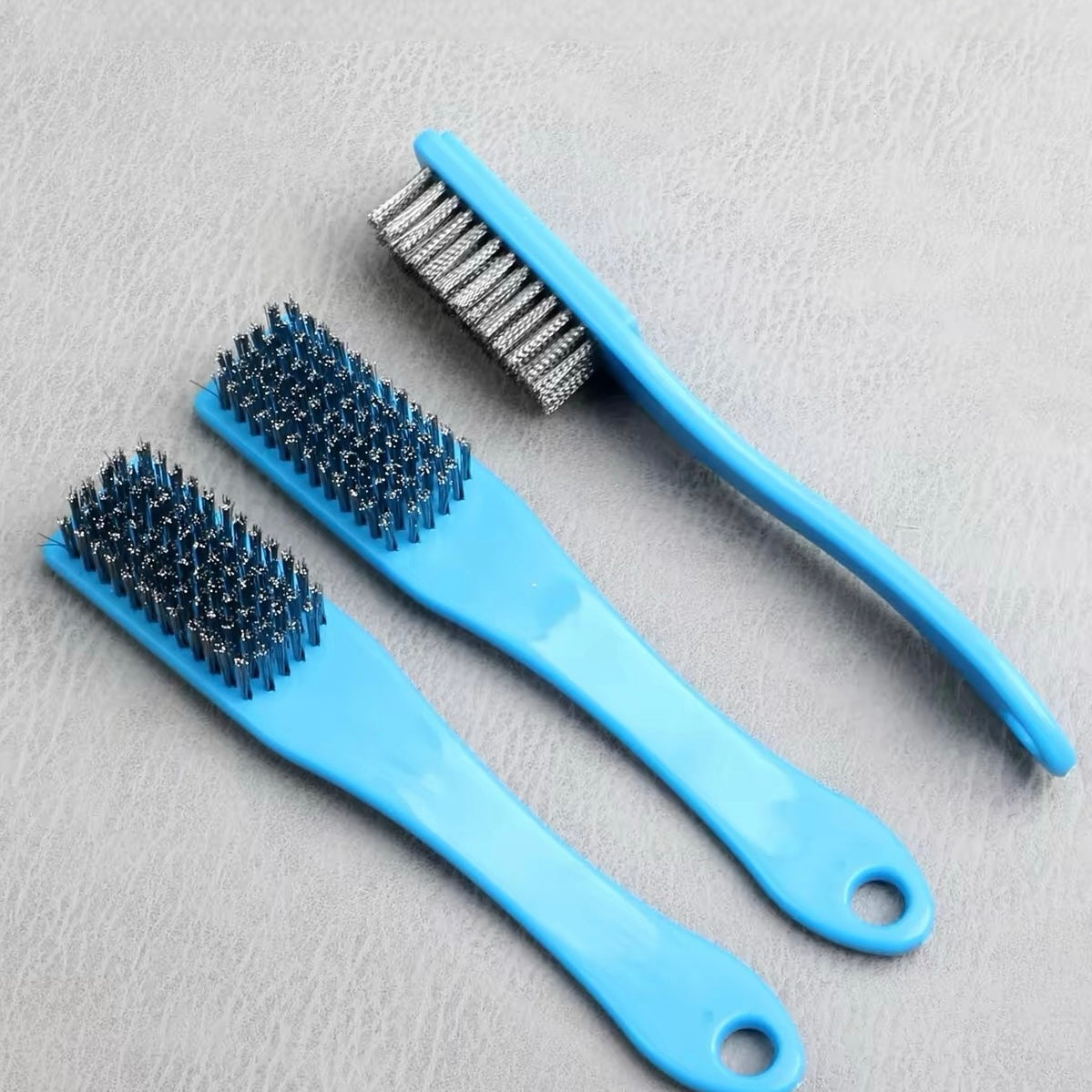 304 Stainless Steel Fine Wire Base Prep Brush, Colorfast, for Wenwan Walnut & Rudraksha